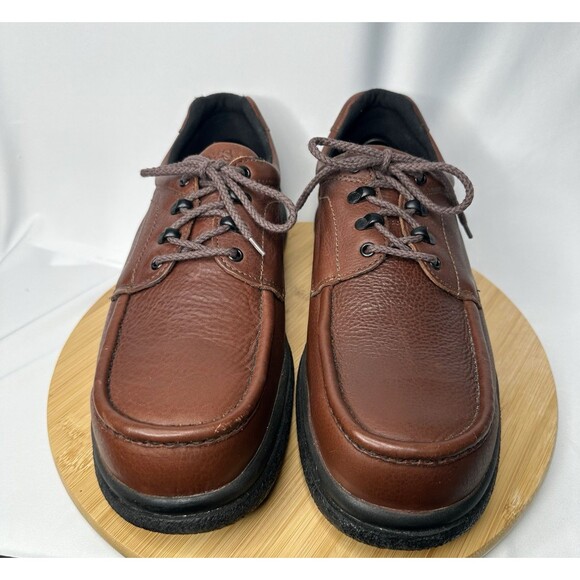 Red Wing 6659 Men's Brown Pebble Leather Steel-Toe Work Shoes Slip Resistant 14D